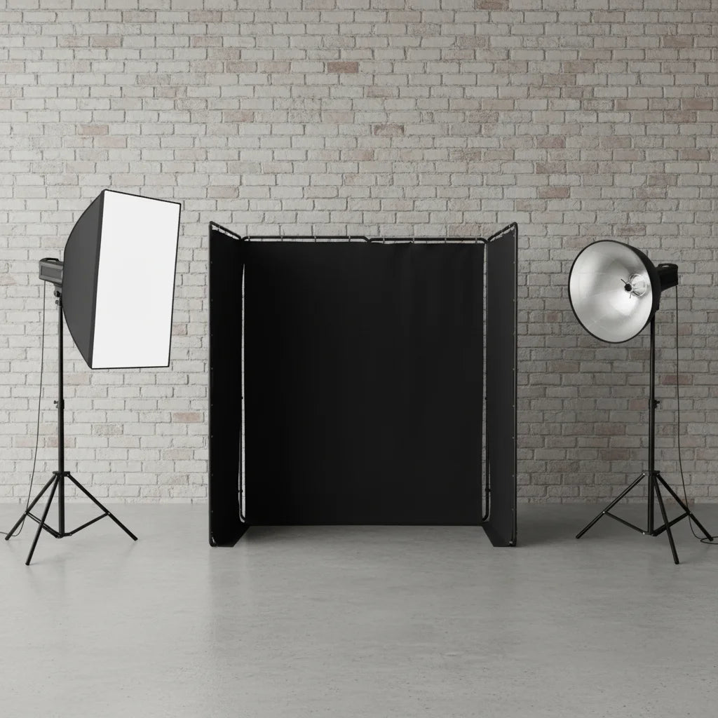 Photography Backdrop Stand With Cloth For Portable Studio Setup