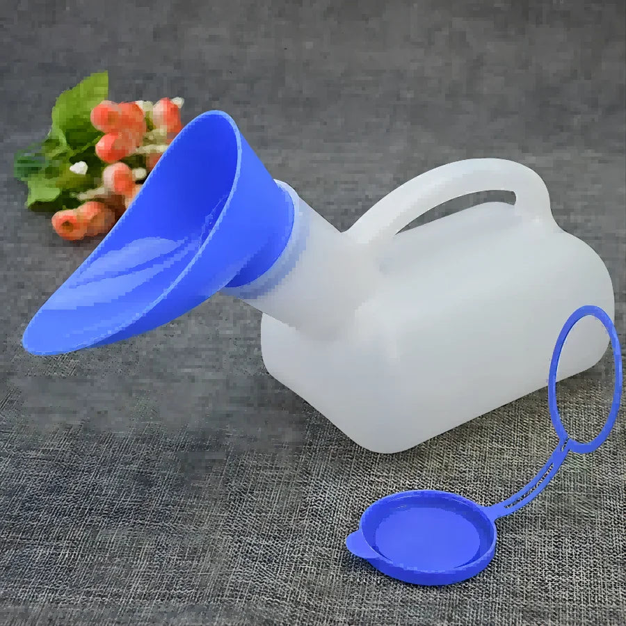 Portable Urinal for Travel and Outdoor Use in Emergency Vehicles