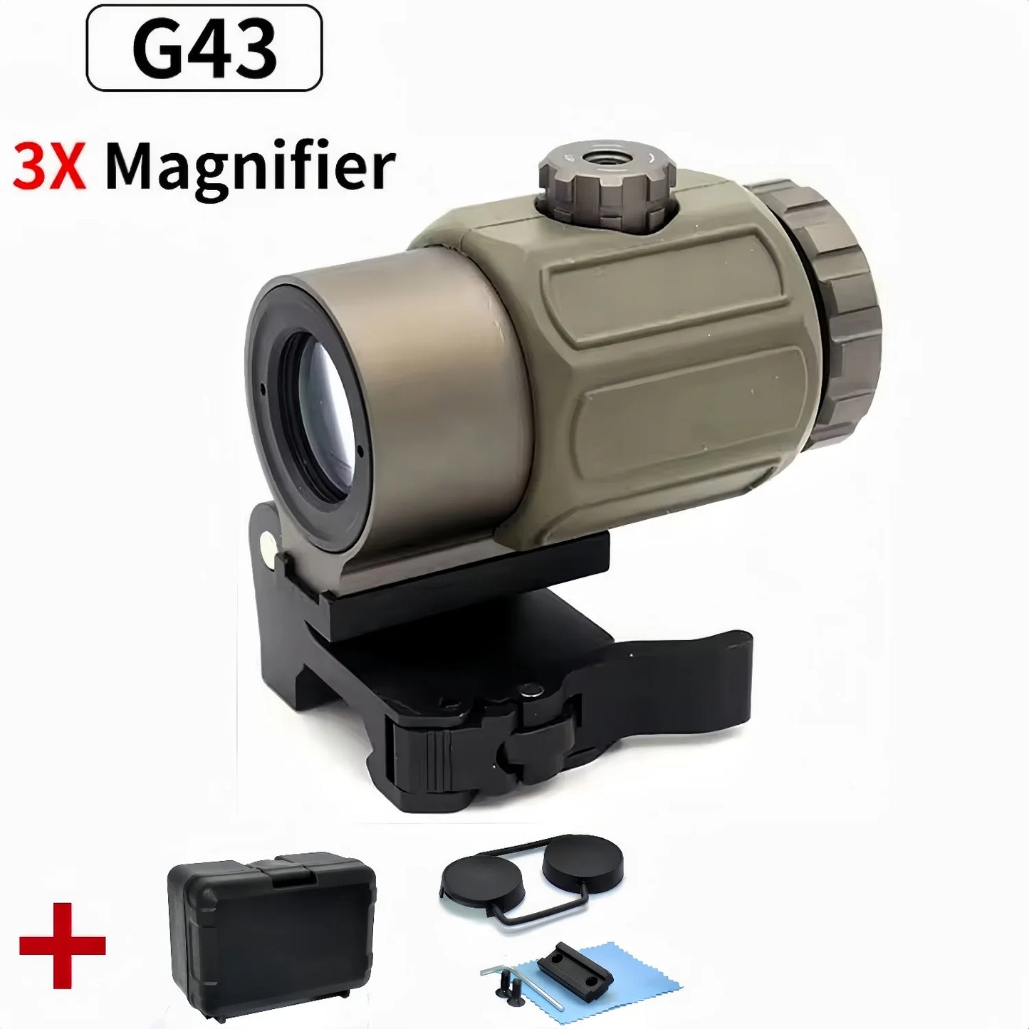 Nabila G33 G43 G45 Tactical Magnifier Scope For Airsoft